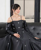 پیراهن مجلسی زنانه سنگ دوزی شده ( آتریسا)