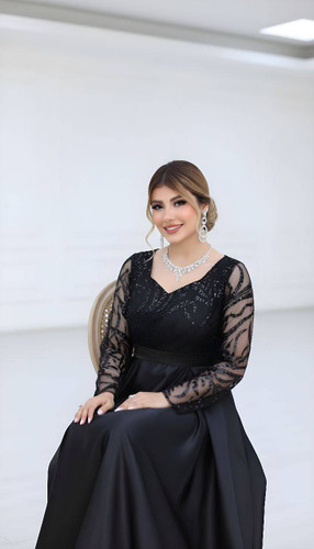 ماکسی مجلسی زنانه پولک و سنگ بدون ریزش (دنیز)