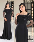 ماکسی مجلسی زنانه (مدل آنجلا)قواصی گرم بالا و جسیمکو