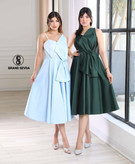 پیراهن عروسکی دخترونه مجلسی پارچه ساتن آمریکایی(کرشمه )