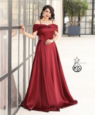 پیراهن مجلسی زنانه ساتن آمریکایی (دلنیا)