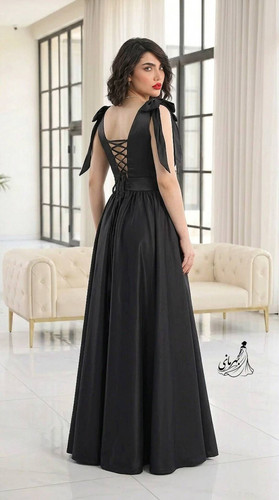 ماکسی مجلسی ساتن تافته گرم بالا ( لاله ) قد حدود ۱۵۵