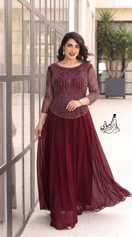 ماکسی مجلسی سایز بزرگ حریر درجه یک پارت جدید (لعیا)