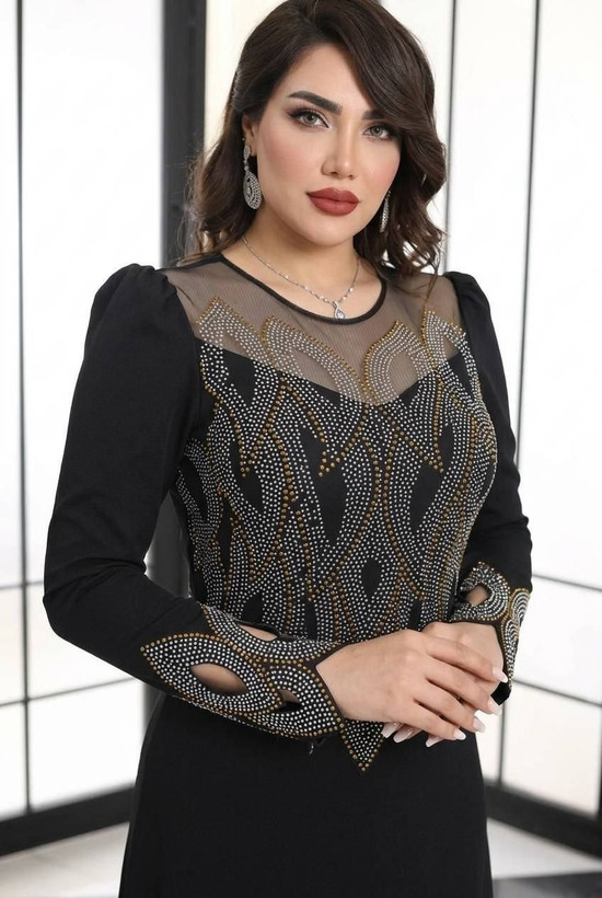 پیراهن مجلسی زنانه مازراتی درجه یک (حنا)