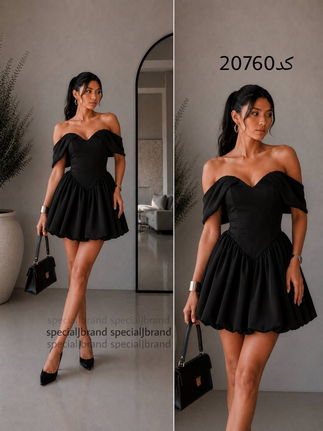 پیراهن عروسکی کوتاه مجلسی (باربین )