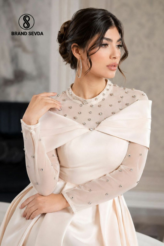 ماکسی مجلسی زنانه ساتن آمریکایی (یکتا)