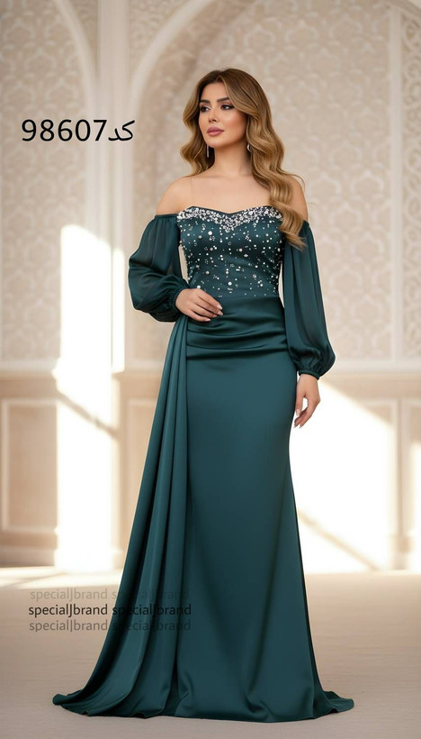 پیراهن مجلسی زنانه ساتن جولیا کاپ داره سنگ و مروارید پانچی درجه یک مدل (ژانت)