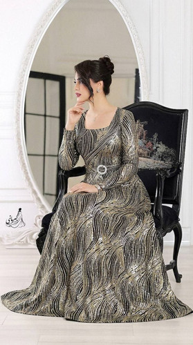 (پریچهر) ماکسی سایزبزرگ 😍 قد حدود 150 از سرشانه استردار کمربند جنس : شاین برجسته