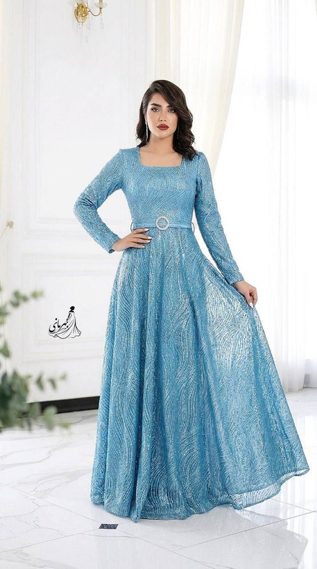 (پریچهر) ماکسی سایزبزرگ 😍 قد حدود 150 از سرشانه استردار کمربند جنس : شاین برجسته