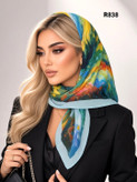 اسکارف پلیسه نخی آبرنگی🌈 یه اسکارف خوشگل نخی که پلیسه هست و زیباییش چند برابرشده. از نزدیک عاشقش میشی بخاطر طرح و رنگ خوشگلش🔥 قواره👈حدود ۷۵