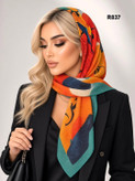 اسکارف پلیسه نخی آبرنگی🌈 یه اسکارف خوشگل نخی که پلیسه هست و زیباییش چند برابرشده. از نزدیک عاشقش میشی بخاطر طرح و رنگ خوشگلش🔥 قواره👈حدود ۷۵