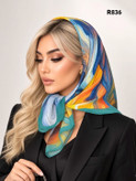 اسکارف پلیسه نخی آبرنگی🌈 یه اسکارف خوشگل نخی که پلیسه هست و زیباییش چند برابرشده. از نزدیک عاشقش میشی بخاطر طرح و رنگ خوشگلش🔥 قواره👈حدود ۷۵