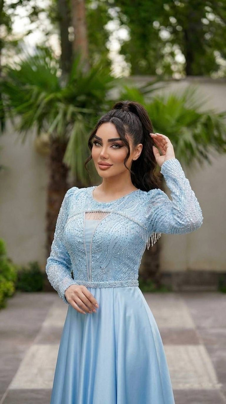 پیراهن مجلسی (سیندرلا 2) جنس : شاین و ساتن ال ایگس