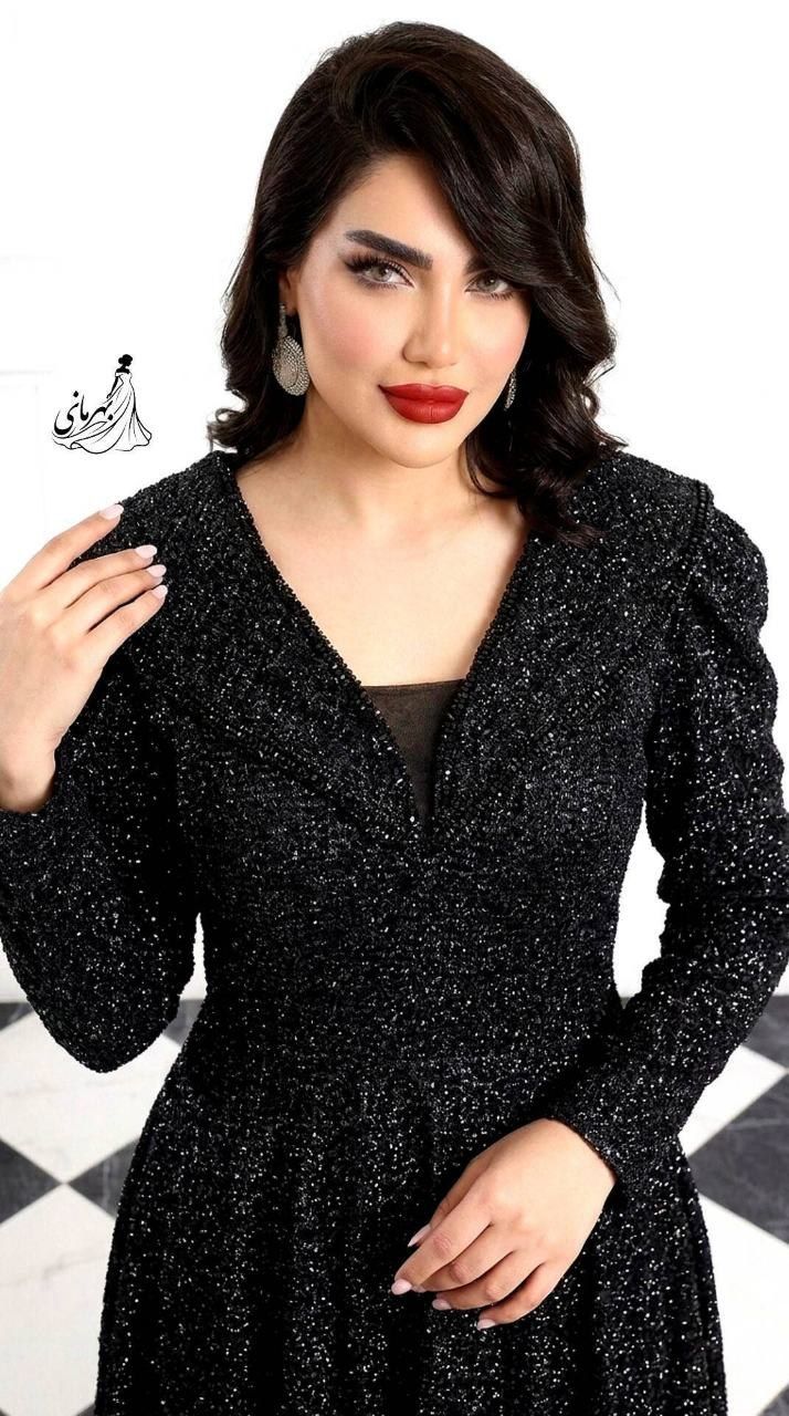 لباس مجلسی زنانه مزونی و خاص گیپور دانتل و سنگدوزی (سایه)