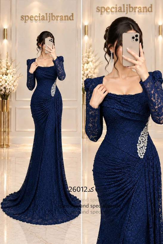 ماکسی پیراهن (مجلسی آوانگارد) جنس : دانتل درجه یک (قد۱۷۰)(زیپ داره)